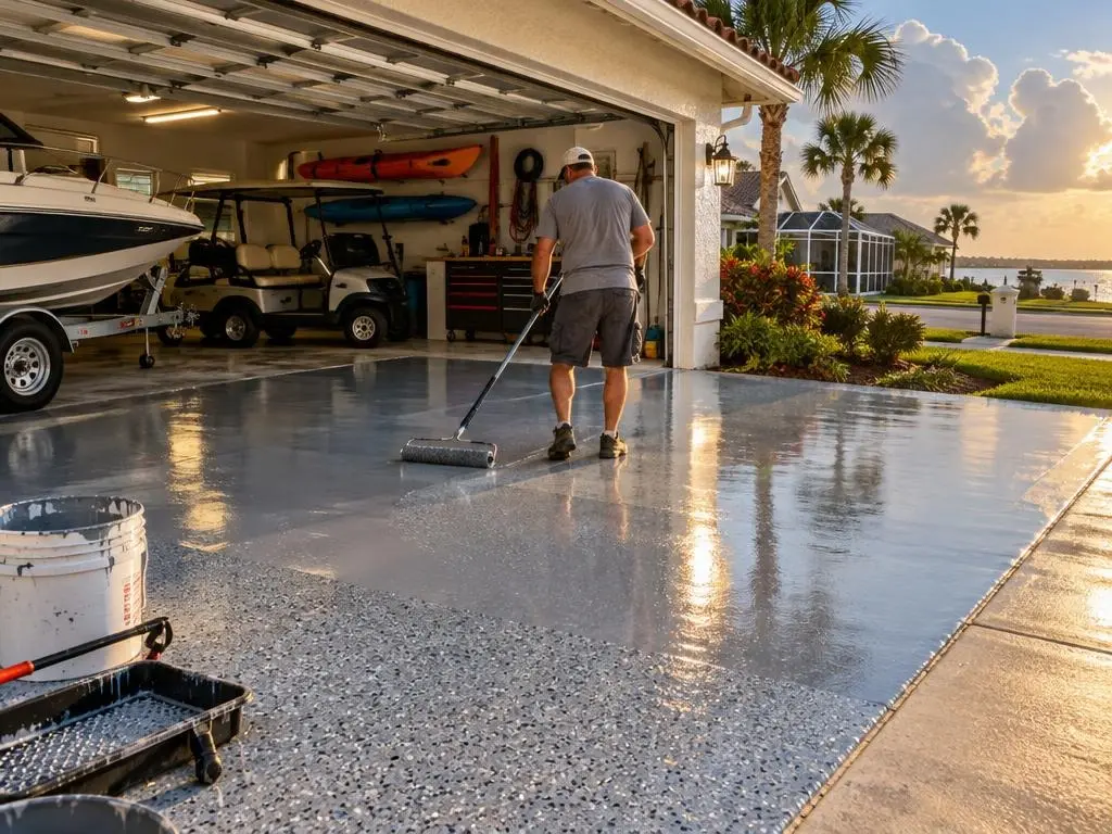 Garage Floor Epoxy in Melbourne, FL